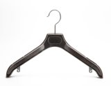 New Fashion Gold Black Plastic Garment Hanger for Clothes