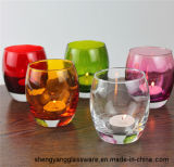 Free Sample Glass Colorful Candle Holders