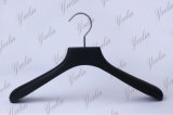 Black Wooden Coat Hanger with Square Head (Ylwd84050W-Blk1)