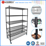 Adjustable 6 Tier Powder Coating Metal Stacking Wire Shelf Manufacturer