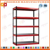 Metal Strong Slotted Angle Kitchen Warehouse Garage Storage Rack (Zhr259)