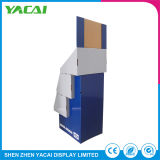 Custom Size Indoor Paper Floor Stand Wholesale Display Rack