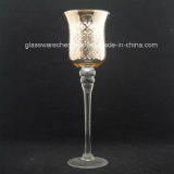 Spray Color Glass Candle Holder (ZT-061)