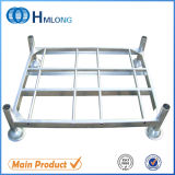 Warehouse Storage Steel Plate Stacking Rack with 4 Posts
