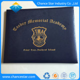 Custom Logo A5 Leather Diploma Folder, PU Diploma Holder