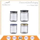 China Factory Sale Glass Jars with Lug Caps, Tin Lids
