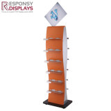 Best Quality Floor Multi-Layer Wood Shoe Display Shelf with Graphic