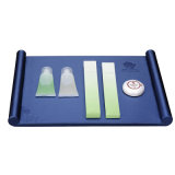 Special Design Blue Elegant Leather Amenity Tray