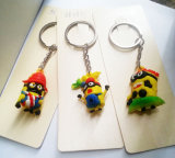 High Quality Cartoon Rubber Key Chain for Promotional Items