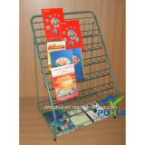 Floor Standing Metal Wire Prints Rack (PHC318)