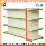 Steel Double Sides Display Rack Supermarket Storage Shelving Shelf (Zhs93)