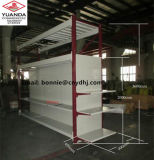 Multifunction Red Supermarket Gondola Shelving