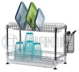 Carbon Steel Chrome Plated Kitchen Dish Rack