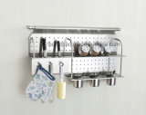 Multi-Use Stainless Steel Kitchen Ware Rack for Knife (342)