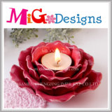 Creative Crafts Ceramic Flower Shaped Candle Holder