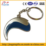Drop Shape Metal Key Chain with Ring Holder