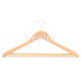 Wooden Clothes Hanger with Bar (YW200-3012-F)
