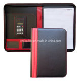 Student A4 PU Leather Portfolio Book with Calculator