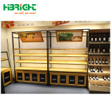 Store Fruits Display Stand Vegetable Bread Rack