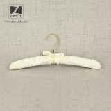 Non-Slip Satin Padded Clothing Hanger with Golden Hook