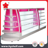 Hypermarket Cosmetic Display Shelf with End Cap LED Light Box