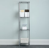 Stainless Steel Bathroom Corner Storage Wire Rack for Home