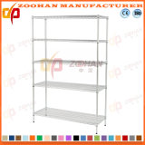 4 or 5 Shelving Chrome House Storage Wire Shelf (Zhw6)