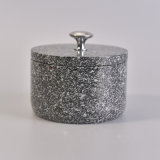 Marble Candle Holder with Lids