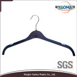 Fashion Plastic Jacket Hanger with Metal Hook for Jacket