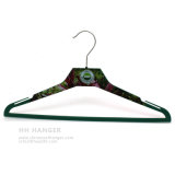 Body Printed Plastic Clothes Hangers for Custome Printing Design Coat