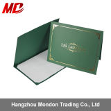 Hot Sale Green Paper Certificate Holder Diploma Cover