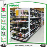 Supermarket Wine Display Shelf Rack