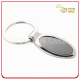 Promotion Nickel Plated Oval Shape Metal Key Ring