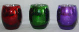 Tealight or Votive Glass Candle Holder for Christmas (DRL06169)