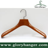 Luxury Clothes Shop Wooden Clothes Hanger with Matel Hook