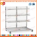 Store Display Fixtures Single Sided Back Wire Supermarket Shelving (Zhs316)