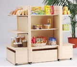 Food Wooden Stand Rack for Display