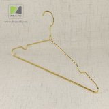 High Quality Gold Metal Clothes Hanger with with Notches