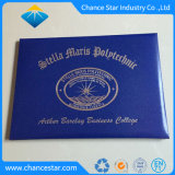Custom Graduation PU Certificate Cover with Foil Stamping