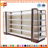 Metal Supermarket Gondola Wall Shelves Store Display Racks Shelving (Zhs395)