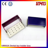 Autoclave Aluminium Blue Dental Bur Disinfection Box Holder Block
