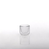 Small Size Borosilicate Double Wall Glass Tea Cup