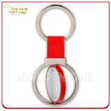 Best Seller Printable Round Shape Spinning Metal Promotional Key Chain