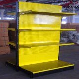 Double Sided Yellow Shelf for Supermarket