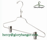 Assessed Supplier Fashionable Metal Clothing Hanger with Clips