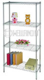 Chrome Modern Metal Wire Shelving Rack for Home (LD9035180A4C)