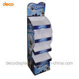 Eco-Friendly Cardboard 4-Tier POS Display Rack with Removable Header