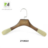 Velvet Wooden Hanger for Garment Shop