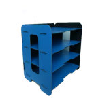 Stationery Supplies All Kinds of Color PP Foam 3 Columns File Rack