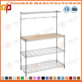 Steel Chrome Home Kithchen Wire Shelves Storage Garage Shelving (Zhw110)